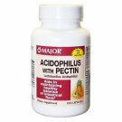 Major Acidophilus with Pectin for Healthy Intestinal Flora 100 Capsules (6 PK)