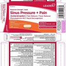Leader Sinus Pressure+Pain,24 Caplets Each (Bulk Pack of 4)