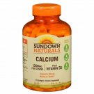 Sundown Naturals Calcium plus Vitamin D3, 1200mg, Softgels 170 ea (Bulk Pack of 2)
