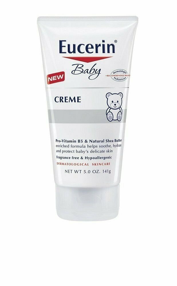 Eucerin Baby Creme 5 oz (Bulk Pack of 2)