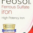 Feosol Ferrous Sulfate, 120 Count (Bulk Pack of 4)