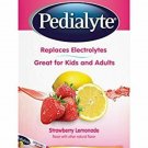 Pedialyte Large Powder Packs, Strawberry Lemonade, .6 oz, 6 Count (5 Pack) Bulk