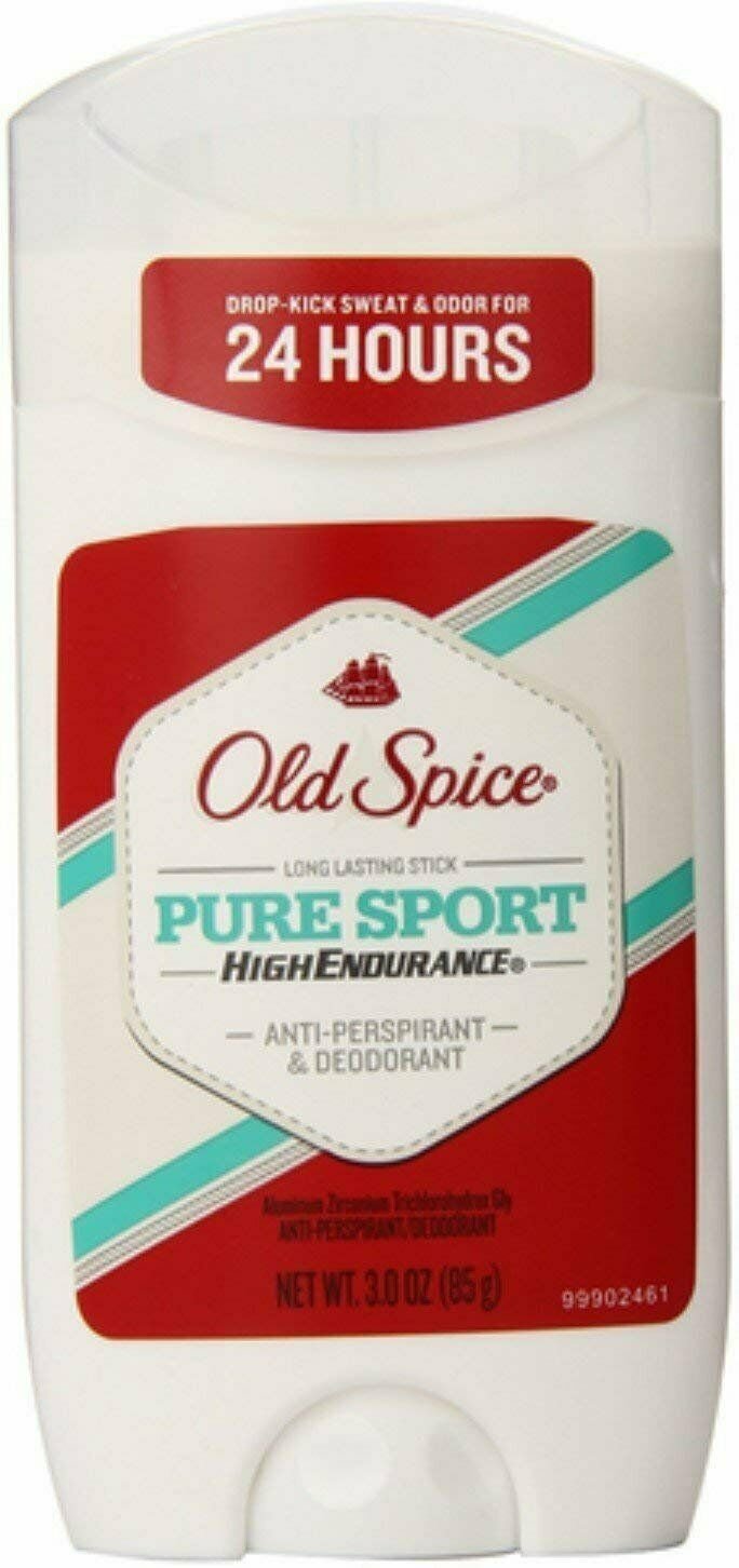 Old Spice High Endurance Anti-Perspirant & Deodorant, Pure Sport 3 oz (Pack...
