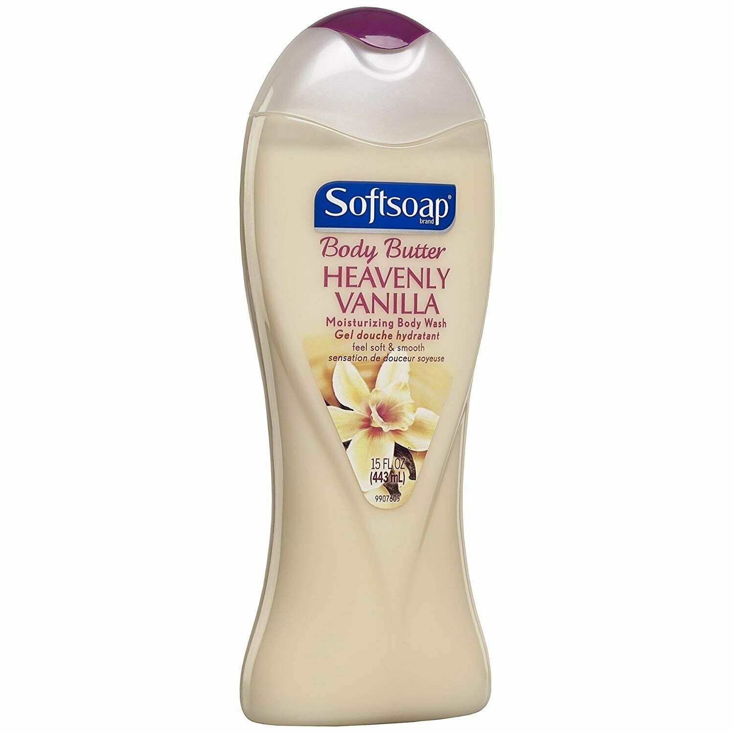 Softsoap Body Butter Moisturizing Body Wash Heavenly Vanilla, 15oz, 4 Pack