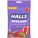 Halls Breezers Oral Demulcent Drops Cool Berry Flavor 25 Count (Bulk Pack of 11)
