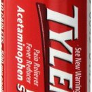 Tylenol Extra Strength Caplets,12 Vials, 10 Count