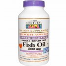 21st Century Fish Oil 1000mg Softgels 180 ct (2 Pack) Bulk
