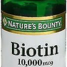 Nature's Bounty Biotin 10000 mcg Ultra Strength - 120 Softgels, Bulk Pack of 4