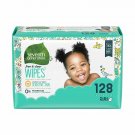Seventh Generation Baby Wipes, Free & Clear Refill, 128 count