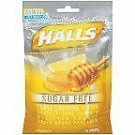 Halls Cough Suppressant Drops Triple Soothing Action Honey Lemon 25 Ct (24 PK)