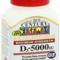 21st Century Vitamin D3-5000 IU 125 mcg Maximum Strength Tablets, 110 Ct, 8 Pack