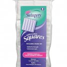 Swisspers 100% Cotton Squares Quilted Interwoven Layes Lint Free, 160ct, 5 Pack