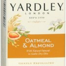 Yardley London Moisturizing Bar Oatmeal & Almond with Natural Oats 4.25 oz...