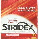 Stri-Dex Medicated Pads, Maximum Strength, 90-Count Containers, (Bulk Pack of 3)
