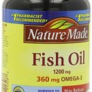 Nature Made Fish Oil 1200mg, 360mg Omega-3 100 Liquid Softgels (3 Pack) Bulk