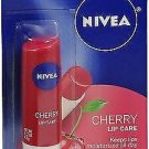 NIVEA Lip Care Balm Cherry - .17 oz, Bulk Pack of 2