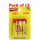 Carmex Classic Stick Medicated Lip Protectant Balm SPF 15  3 Count (Bulk Pack of 12)