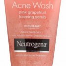 Neutrogena Pink Grapefruit Oil Free Acne Wash Foaming Scrub, 4.2 Fluid Ounce...