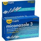 Miconazole 3 Vaginal Antifungal Disposable Applicator 0.32oz by Sunmark, 6 Pack