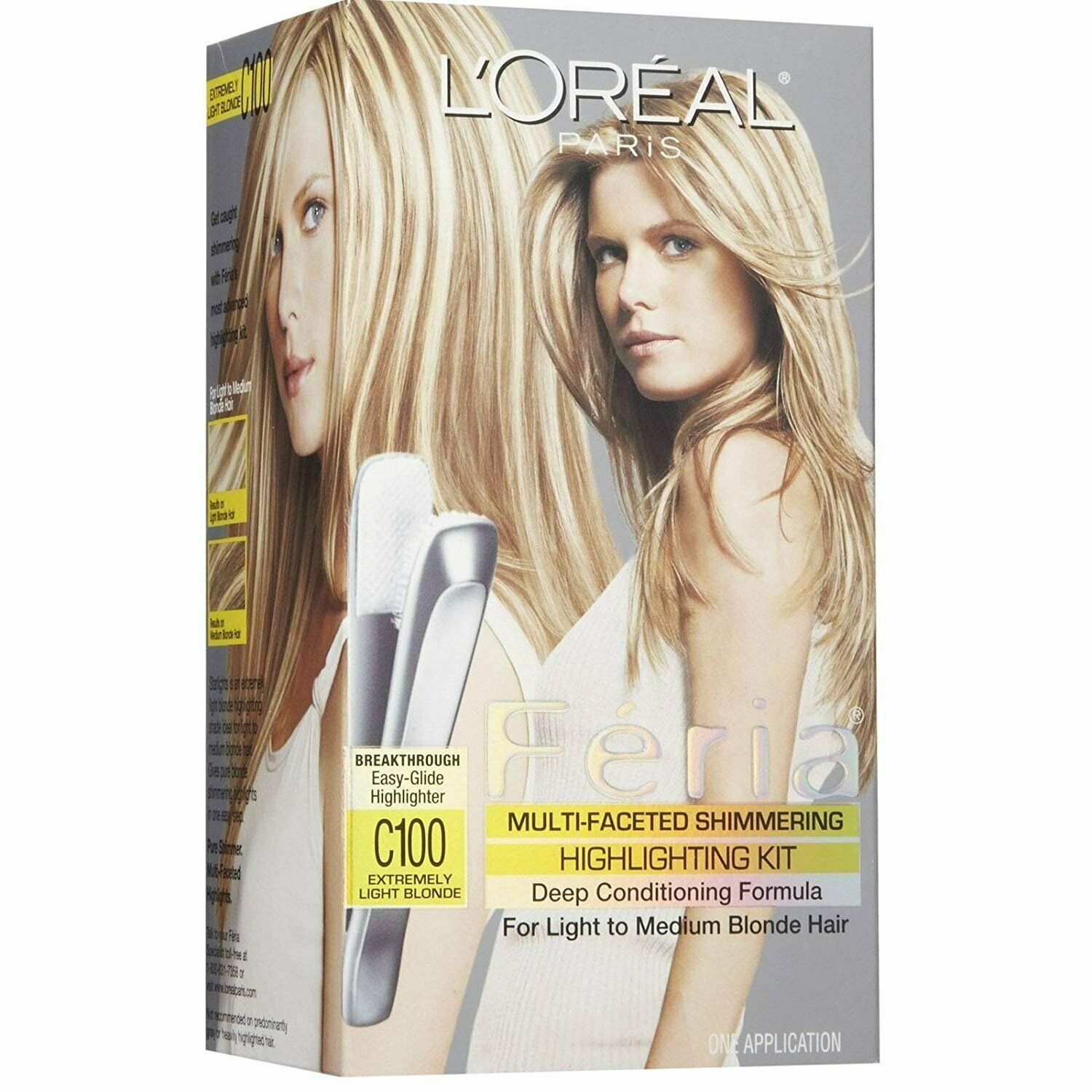 L'Oreal Paris Feria Multi-Faceted Shimmering Highlighting Kit, Extremely...