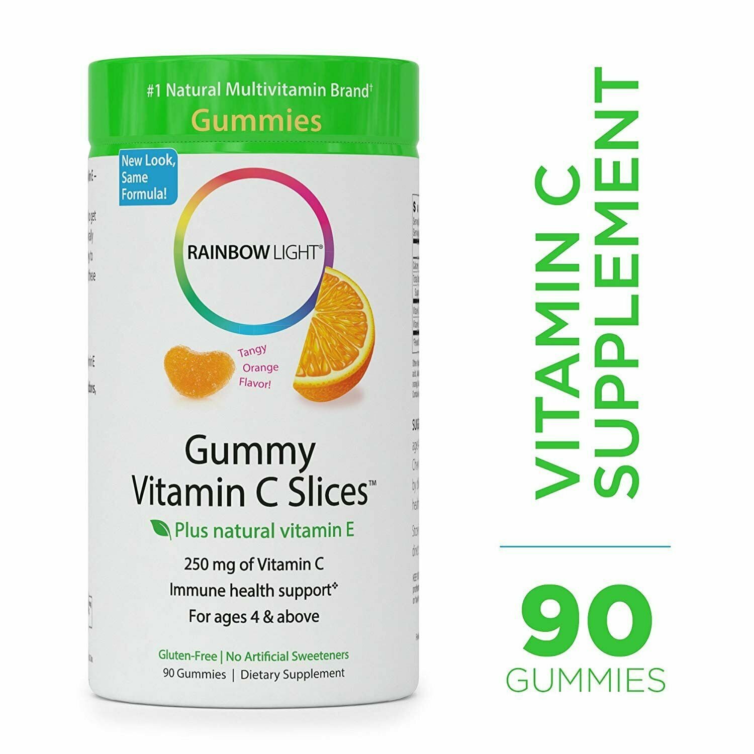 Rainbow Light - Gummy Vitamin C Slices - Supports Immune Health, Provides...