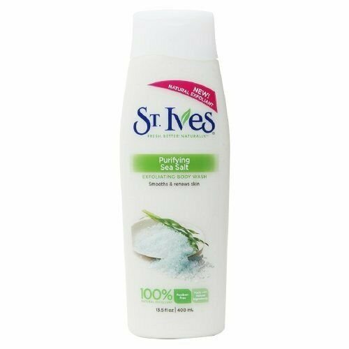 St Ives Pure Exfoliating Body Wash, 13.5 Fluid Ounce -- 6 per case.