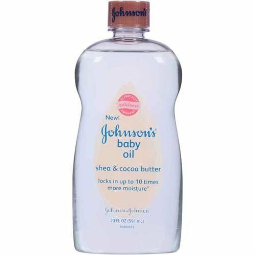Johnsons Shea and Cocoa Butter Baby Oil 20 fl. oz. Bottle 18 per case.