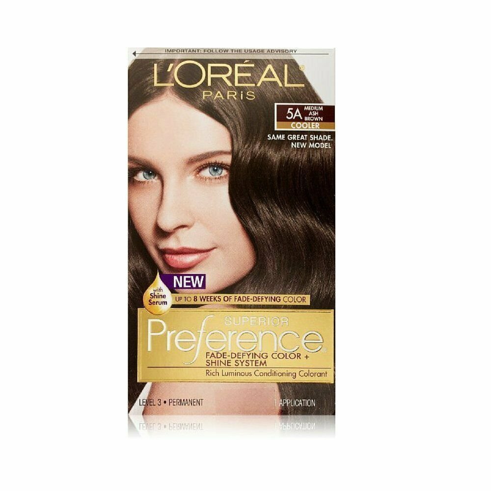L'Oreal Superior Preference - 5A Medium Ash Brown (Bulk Pack of 3)