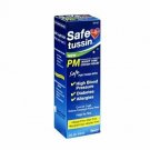 Safetussin PM Night Time Cough Relief Suppressant Antihistamine, 4oz, Bulk Pack of 12