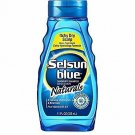 Selsun Blue Shampoo Naturals Dandruff Itchy Dry Scalp 11 Ounce (325ml) (2 Pack) Bulk