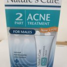 Nature's Cure Two-Part Acne Treatment System for Males 1 month supply...