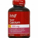 Schiff Super Calcium 1200 MG for Healthy Bones & Teeth 120 Softgels (Bulk Pack of 4)
