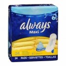 Always Maxi Pads Regular 24 EA - Buy Packs and SAVE (Bulk Pack of 6)
