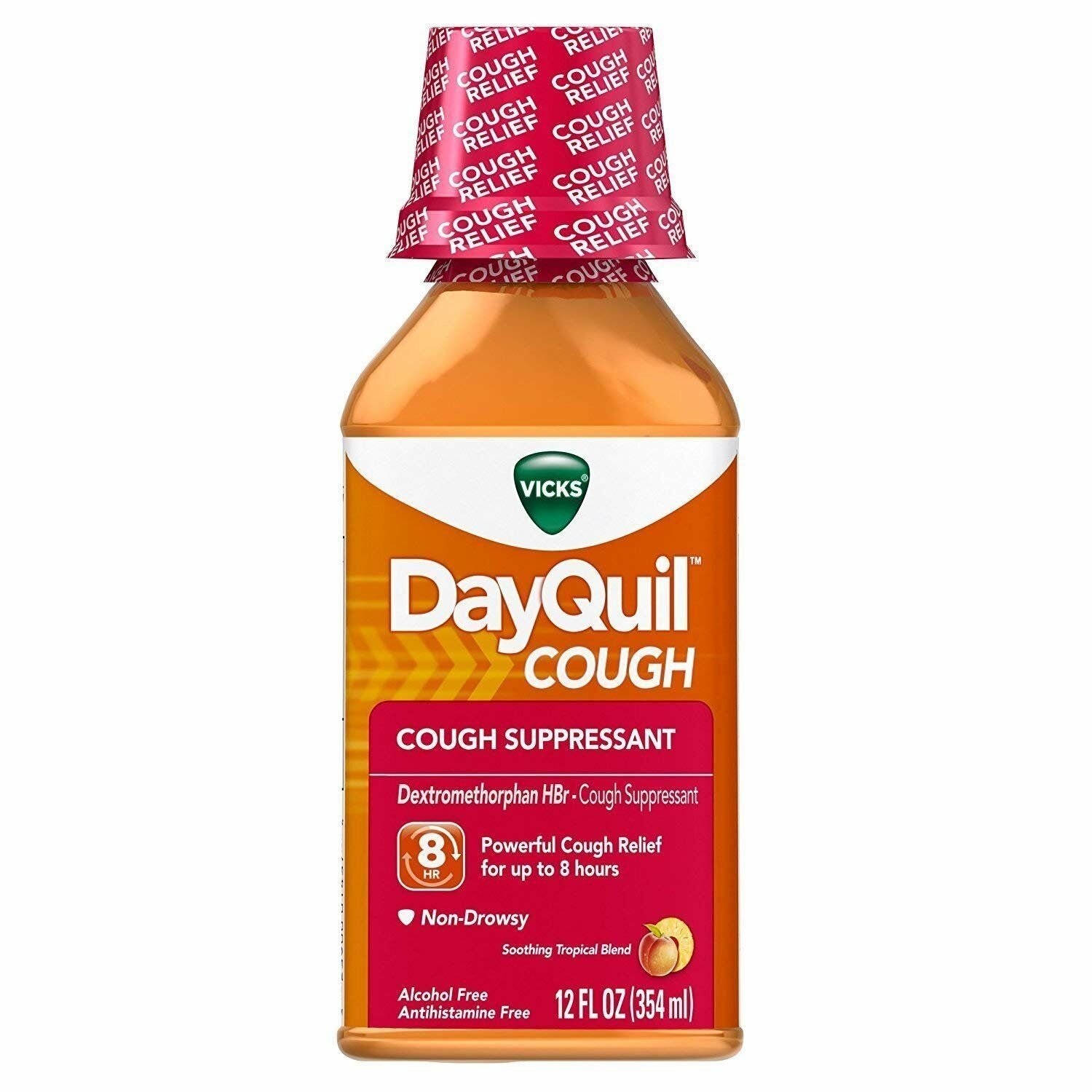 Vicks DayQuil Non-Drowsy Cough Suppressant 12 oz (Bulk Pack of 6)