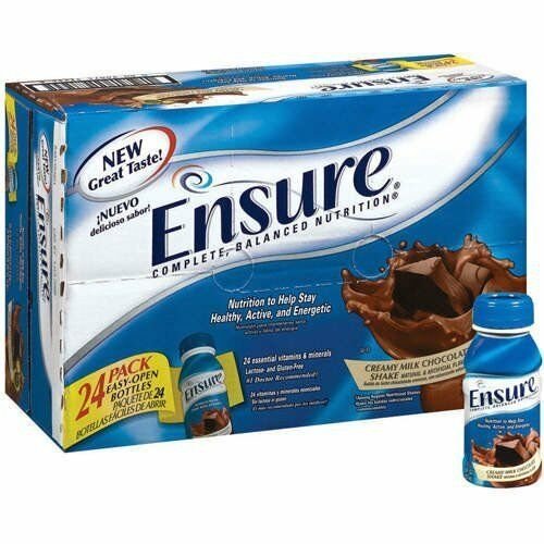 Ensure Complete Balanced Nutrition Shake, Creamy Milk Chocolate, #50462 - 8...