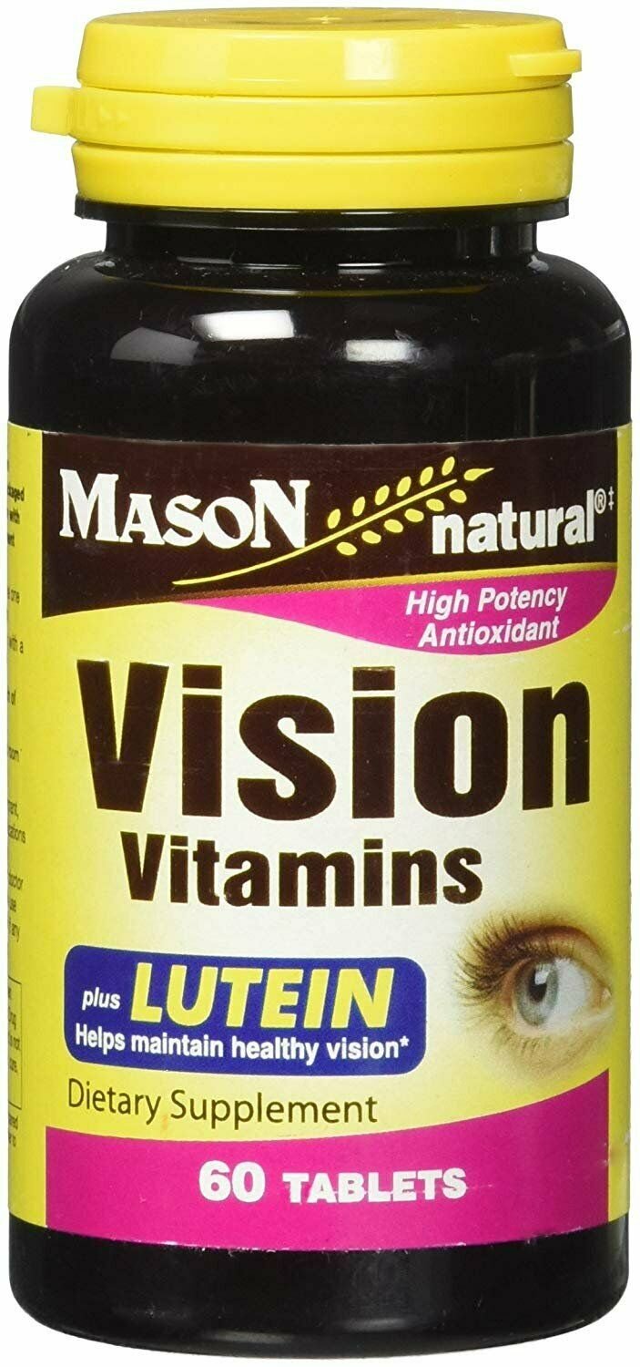 Mason Natural Vision Vitamins Tablets With Lutein 60 ea