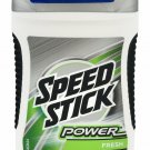 Speed Stick Antiperspirant/Deodorant Power Fresh for Men 3 oz (Bulk Pack of 12)