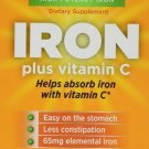 Vitron-C Iron Supplement Plus Vitamin C Coated Tablets 60 ct (4 Pack) Bulk