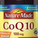 Nature Made CoQ10 (Coenzyme Q 10) 100 mg. Softgels 40 Ct
