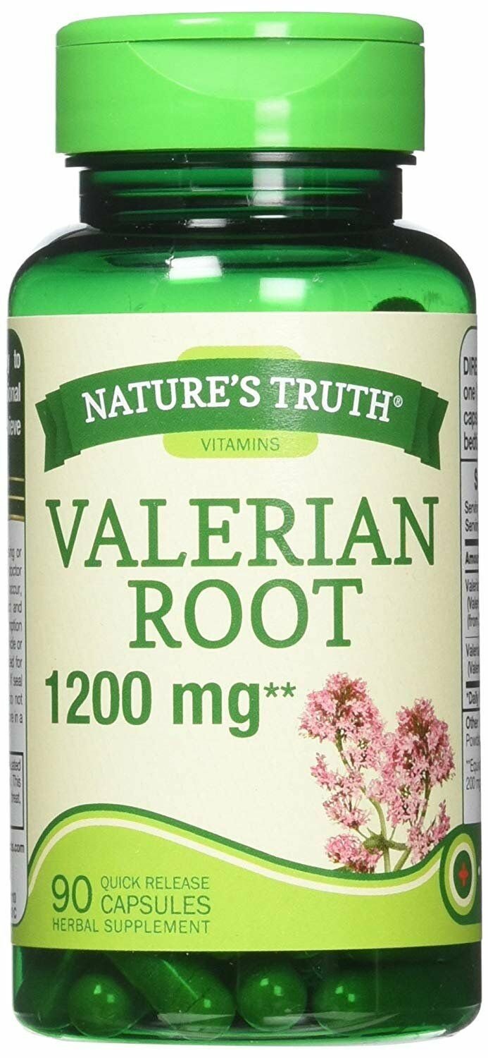 Nature's Truth Valerian Root 1200 mg Supplement, 90 Count