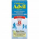Advil Children's Fever Suspension Sugar Free Dye Free Berry, 4 oz, 3 Pack
