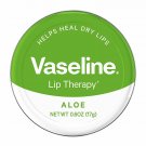 Vaseline Therapy Lip Balm, Aloe Vera 0.6 oz (Bulk Pack of 7)