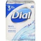 Dial Antibacterial Deodorant Soap White Fresh Fragrance 4oz, 3ct, 5 Pack