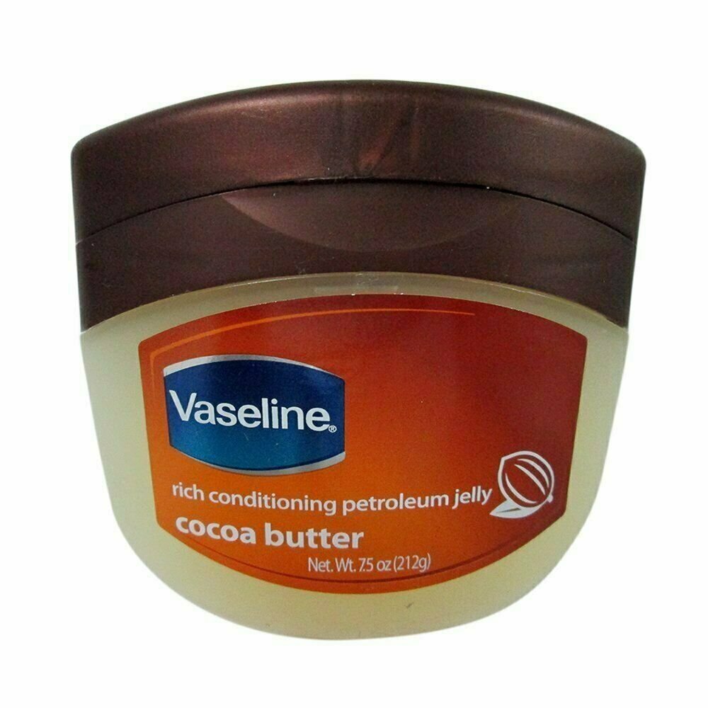 Vaseline Rich Conditioning jelly cocoa butter Hypoallergenic, 7.5oz, 36 Pack