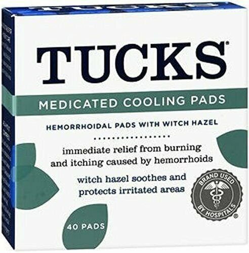 Tucks Medicated Cooling Pads, 40 Pads (Bulk Pack of 10)
