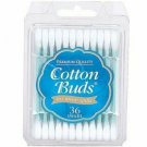 Cotton Buds Travel Size Premium Quality Cotton Swabs 36 Each (Bulk Pack of 3)