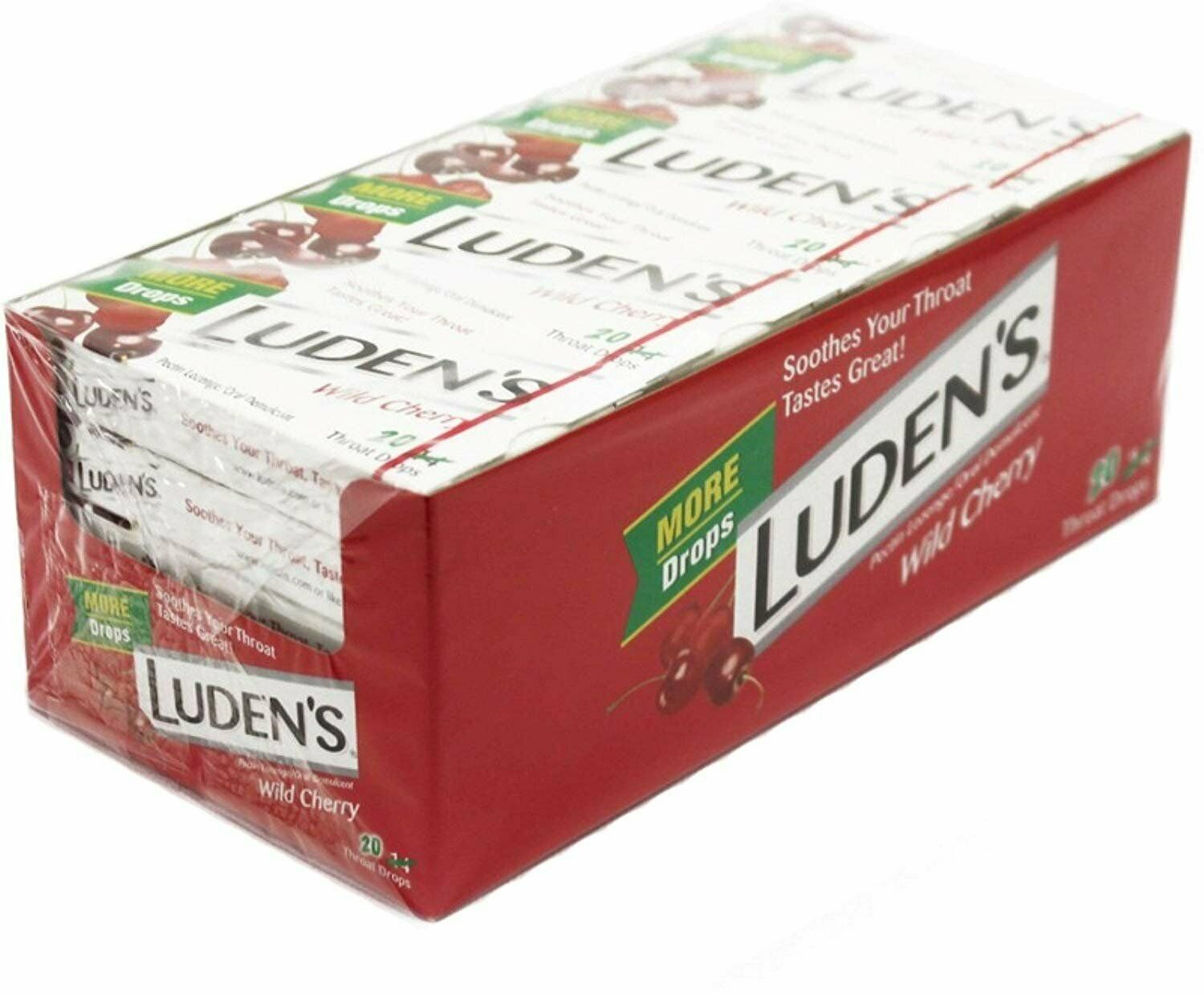 LUDEN CD WILD CHERRY BX - 1CT. BOX/20