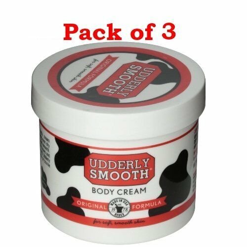 Udderly Smooth Body Cream Original Formula for Smooth Skin, 12 oz (Bulk Pack of 3)