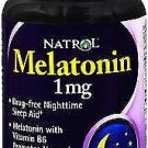 Natrol Melatonin 1 mg Tablets Drug-Free Nighttime Sleep Aid 90 Ct (Bulk Pack of 12)