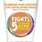 Clearasil Stubborn Acne Control 5in1 Exfoliating Face Wash 6.78 oz (Bulk Pack of 2)